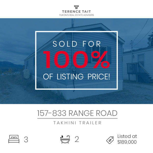 Yukon sold listings - Terence Tait