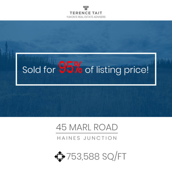 Yukon sold listings - Terence Tait